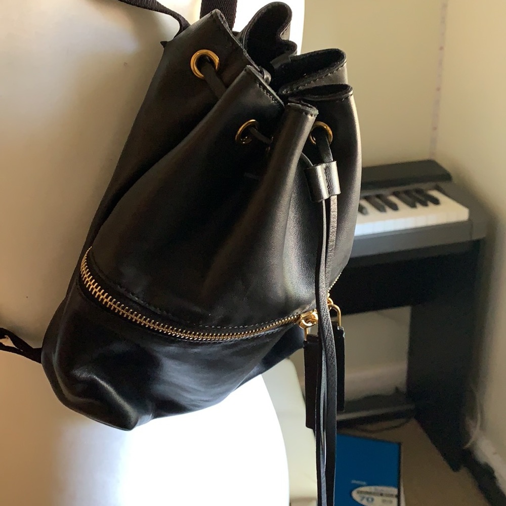 Marni Mini Leather Drawstring Backpack - Picture 10 of 15